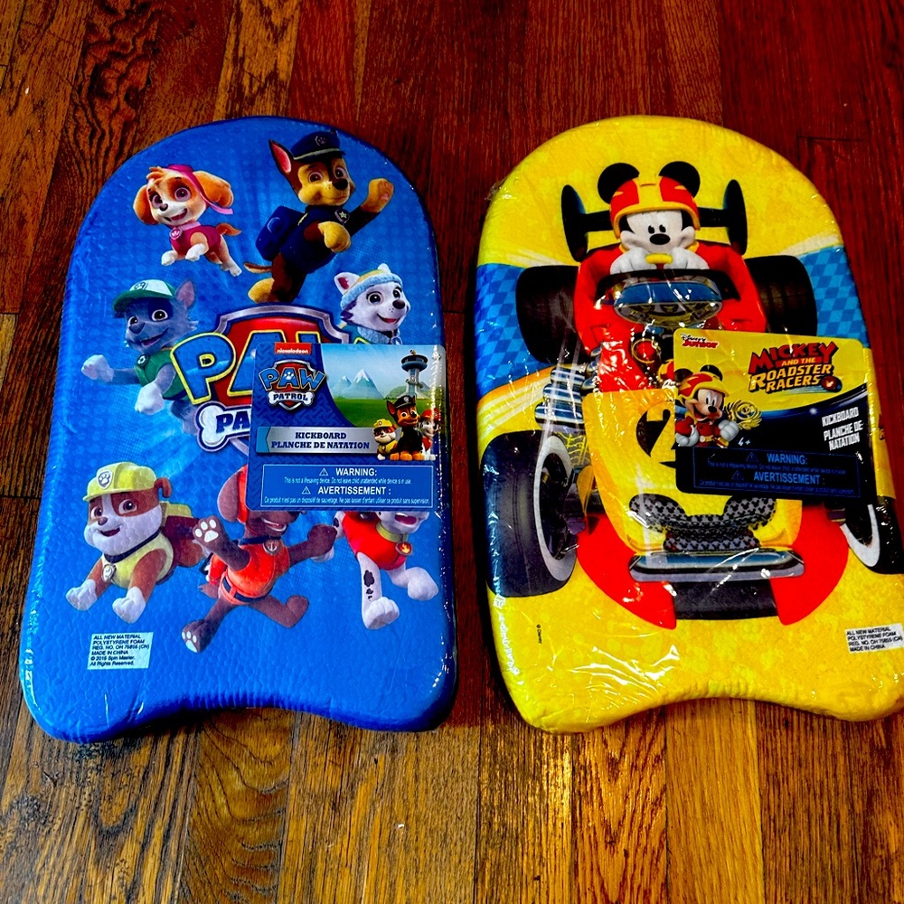 Kids kick boards
